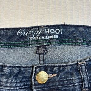 Tommy Hilfiger Women's Blue Curvy‎ Bootcut Jeans